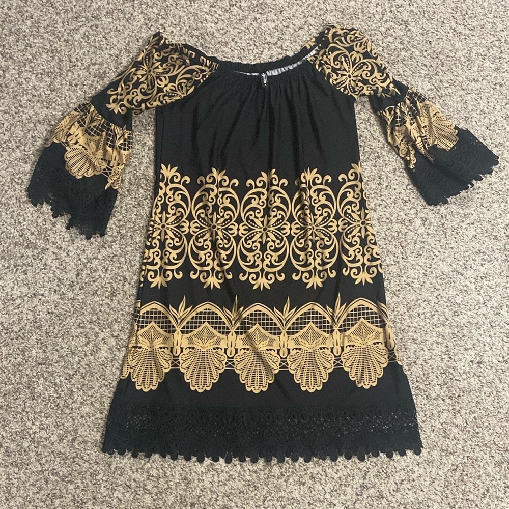 White Mark Mini Dress